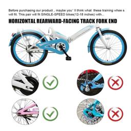 Crianças rodas de treinamento bicicleta estabilizador flash mudo roda montado kit compatível para 12 14 16 18 20 em criança única velocidade bicicletas - Image 5