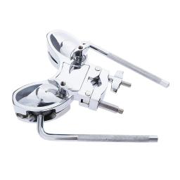 Sólido Double Tom Stand Holder Drum Set, montar peças de hardware, Stand Bracket - Image 4