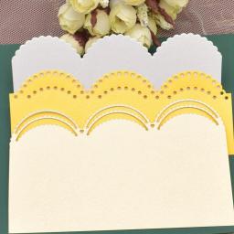 Rendas borda Metal corte morre, cartão de álbum Scrapbooking, marcação papel ofício, gravando morre, 1pc - Image 2