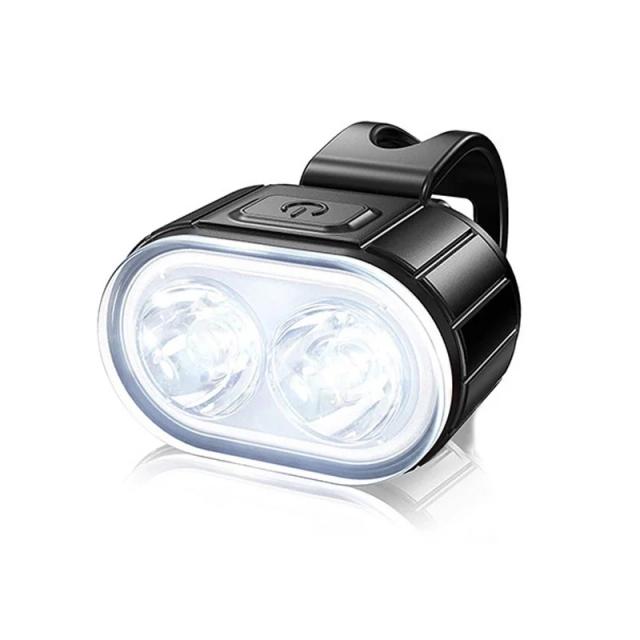 Luzes de Bicicleta LED USB Recarregáveis Impermeáveis com Iluminação Frontal e Traseira