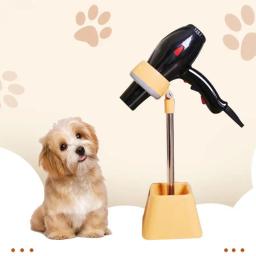 suporte exposição para secador cabelo para animais estimação, base pesada, resistente, durável, rotação 180 - Image 1