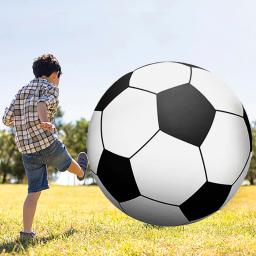 Jogos ao ar livre brinquedos infláveis grama bola de futebol escola diversão esportes bola de praia engrossado pvc inflável gigante futebol - Image 6