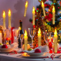 Velas LED sem chama para festa, decoração de aniversário, velas cônica para sala de aula, igreja, velas operadas por bateria, 6,9 in, 12 PCs - Image 3