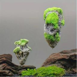 Aquário Rochas Flutuantes, Pedras Suspensas, Paisagismo Mágico, Decoração Do Tanque De Peixes, Decoração Da Casa, 1Pc - Image 1