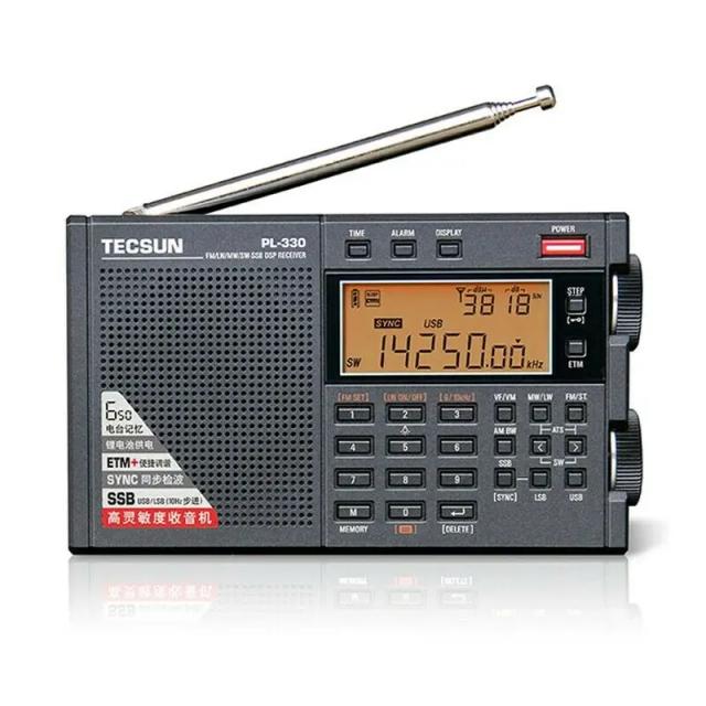 Tecsun PL-330 Rádio Portátil Banda Completa SSB DSP 650 Memórias