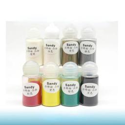 10ml/5g diy tridimensional transparente cor gravado em pó arte de papel suprimentos - Image 4