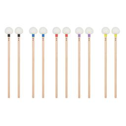 Irin baqueta de baixo, 2 peças, tom fixo, martelo de tambor, cabeça de feltro, material de bordo, baquetas de marcha, peças de reposição de percussão - Image 2