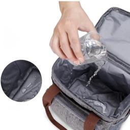 Bolsa Termica Grande Capacidade Lancheira, Expansy Com, Dual Camada - Image 5