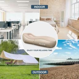 Bestrip sofá inflável, colchão de ar sofá cama cadeira de ar de acampamento para quintal praia viagem acampamento piquenique móveis ao ar livre - Image 6