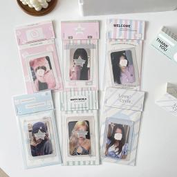 Ins simples cartão cabeça embalagem material, papel arte suprimentos, DIY decoração do presente, Idol cartões, 10pcs - Image 2