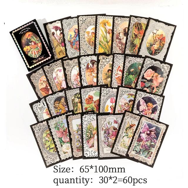Pacote com 60 Laços de Papel Vintage para Scrapbooking e Artesanato DIY - Suprimentos para Junk Journal