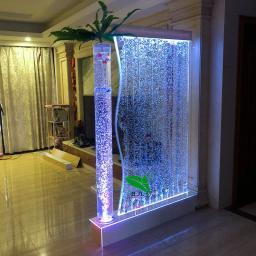 Divisória de tela acrílica LED personalizada, bolha de água, decoração - Image 4