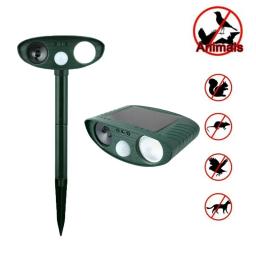 Ultrasonic Solar Animal Repelente, Pest Repeller, Alimentado, À prova d'água, Outdoor Forrepelling Moles, ratos, cobras - Image 1
