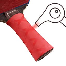 Raquetes de tênis de mesa antiderrapante com fita Overgrip Handle, Choque profissional absorvendo Ping Pong Bat Grips, Substituição Sweatband - Image 3