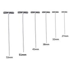 27/32/38/51mm pinos em forma de t tira pinos de aço inoxidável costura posicionamento agulhas mão tricô salão estilo peruca fix ferramentas - Image 6