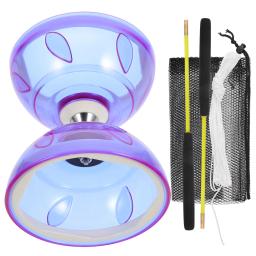 Diabolo Triplo Rolamento Kids Diabolo com Varas de Alumínio e Cordas Malabarismo Chinês para Fitness - Image 2