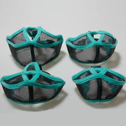 Malha respirável Pet Dog Muzzles, máscara ajustável boca, parar de latir, suprimentos ao ar livre, buldogue francês Pug, focinho, curto - Image 6