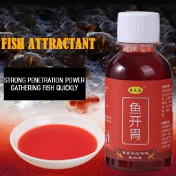Peixe forte Atrativo para a pesca selvagem, 100ml isca líquida com aminoácido, fragrância de sangue, acessórios de pesca, 1 parte - Image 2