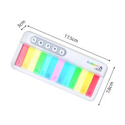 Teclado De Música Com Caixa De Música Leve, Piano Portátil, Pequeno Instrumento, Colorido, 13 Teclas - Image 2