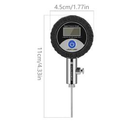 Ball Pressure Gauge Digital Display Barômetro 0-1.4BAR Com Borracha Capa Protetora Para O Voleibol De Basquete De Futebol - Image 2