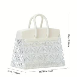 Crystal Tote LED Night Light, alimentado por bateria com efeitos visuais 3D, criar uma atmosfera acolhedora, adequado para decoração de festa - Image 6
