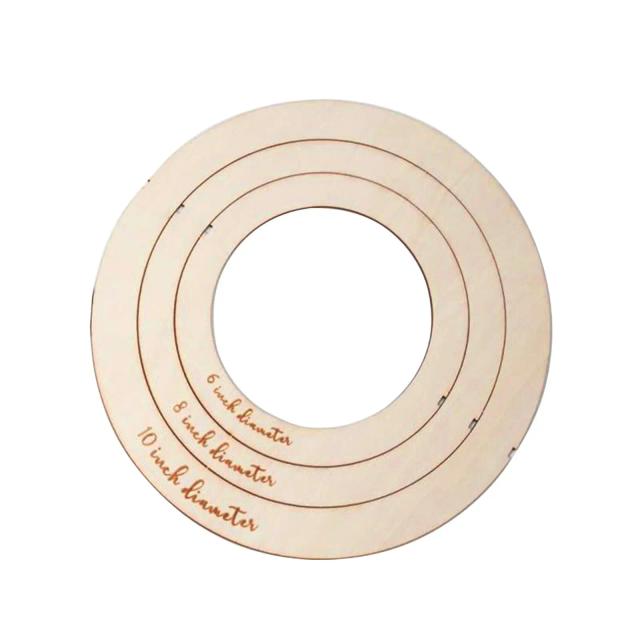 Kit Portátil de Molde e Cortador de Macramé em Madeira - Ferramenta DIY para Artesanato com 3 Peças