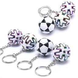 PU futebol couro chaveiro para homens, 3D esportes chaveiro, futebol chaveiro, lembranças, fãs de futebol, pingente, presentes de namorado, 1pc - Image 2