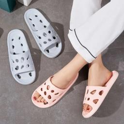 Chinelos de queijo antiderrapante para banheiro, Praia com vazamento de água Flip Flop, Sapatos aquáticos de piscina, Casa, Queijo, Peso leve - Image 4