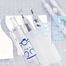 Art Utility Knife Pen Cut Stickers Scrapbooking Ferramenta De Corte Express Box Knife School Supplies DIY Craft Supplies - Image 1