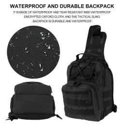 Sacos de ombro táticos para caminhadas, mochila trekking, escalada esportiva, acampamento, caça, mochila, pesca ao ar livre, saco de peito - Image 4