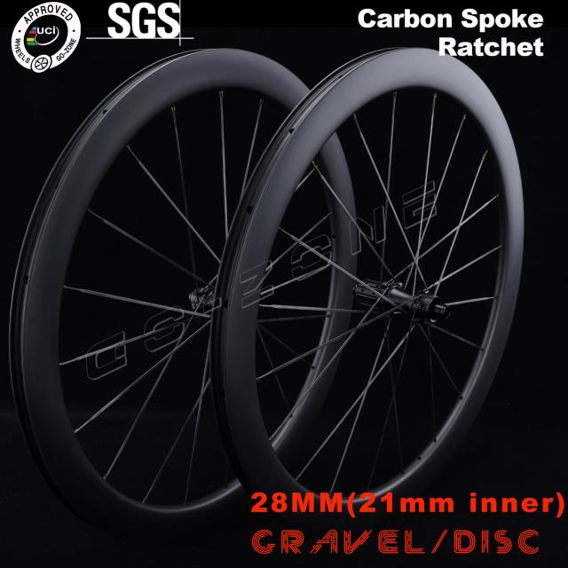 Rodas Ultraleve Carbono R280C Ratchet 700c Freio Disco 1190g