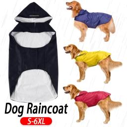 Golden Fur Raincoat para cães, adequado para vento e chuva, suprimentos ao ar livre, Teddy, cão pequeno, médio e grande, S-6XL - Image 1