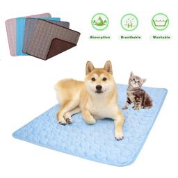 Tapete de resfriamento lavável para cachorro, almofada de dormir, reutilizável, portátil, extra grande para cães pequenos e grandes, tapete de urina, verão - Image 1