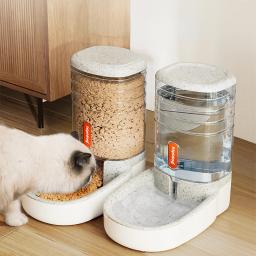 Alimentador automático de grande capacidade para animais de estimação, alimentação e tigela, distribuidor de água, suprimentos para cães e gatos, 3.8L - Image 2