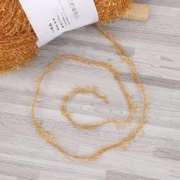 Linha De Seda De Vidro Colorido Para Saco De Boneca DIY, Seda Dourada, Toalha De Lavagem De Louça Coreana, Linha De Seda Brilhante, Tecido À Mão, 100g por Rolo - Image 4