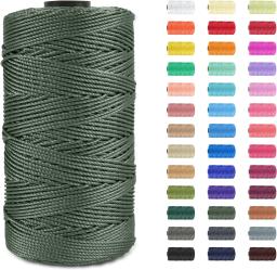 Linha De Seda De Algodão Gelo Leve para Artesanato DIY, Fio De Crochet De Verão, Saco, Chapéu, Sapatos, Polipropileno, Fio De Crochet, 1.5mm, 200m - Image 6