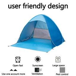 Tenda de acampamento ultraleve, camada única, portátil, revestimento anti-uv, para ao ar livre, praia, pesca, uf 50 + - Image 2