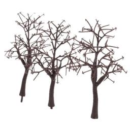 Modelo Marrom O Tronco Nú, Trem Ferroviário, Cenário De Construção, Escala HO, Jardim, Cena De Inverno, Modelo De Layout, 6-14cm, 20Pcs - Image 4