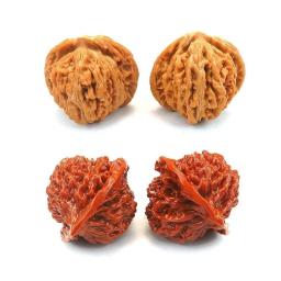 1 par de fitness handebol antiderrapante treinamento leve bola de saúde de nogueira selvagem para idosos terapia de relaxamento cromo massagem de mão - Image 4