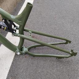 Kalosse 135mm liga de alumínio de abandono traseiro 26X17 polegadas estrutura de mountain bike de suspensão total - Image 6