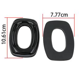 Almofadas de ouvido de gel para howard leight impacto esporte tático fone de ouvido eletrônico tiro earmuffs proteção de ouvido tiro airsoft headse - Image 4