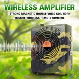 Portátil Recarregável Controle Remoto Caça Amplificador, Universal Outdoor Amplificadores de Som, Caça Acessório, Dispositivos de Som, Plug UE - Image 2