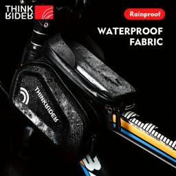 ThinkRider-Saco De Bicicleta Impermeável Com Tela Sensível Ao Toque, Tubo Superior Frontal, Saco De Ciclismo, Caixa Do Telefone, Pacote De MTB, Acessórios De Bicicleta, 7in - Image 3