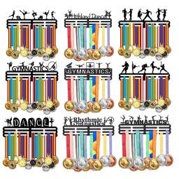 Suporte de exibição de medalha de patinação artística, preto, resistente, aço, cabides de medalha, montagem na parede, rack de exibição de medalha, patins, cabide de medalha - Image 1