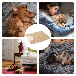 Tapete de resfriamento lavável para animais, Dog Cooling Pad, Cobertor de vime, Portátil e lavável, Canil para cachorro - Image 3