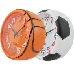1 pçs basquete futebol forma relógio esporte moda presente criativo despertador 3d estéreo digital decoração para o quarto - Image 2