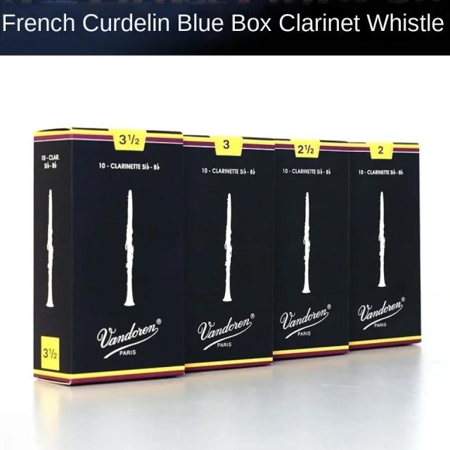 Reed Vandoren Original Blue Box para Clarinete Bb - Números 2.0, 2.5 e 3.0 - Pacote com 10 Unidades