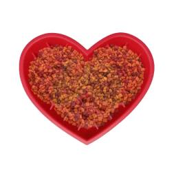 Alimentador De Cão De Silicone Em Forma De Amor, Aprimorado O ritmo de refeição, Tigela de comida para gato, Alimentador Anti-Asfixia com Ventosa - Image 2