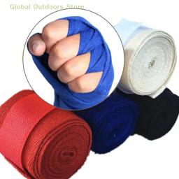 Bandagem De Boxe De Algodão Elástico, Sanda, Muay Thai, Karatê, Punho, Fitness, Protetor De Mão, Envoltório De Pulso, Handband, 1Pc - Image 5