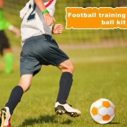 Bola de futebol infantil, flexível, multifuncional, para treinamento, elegante, 20cm - Image 2